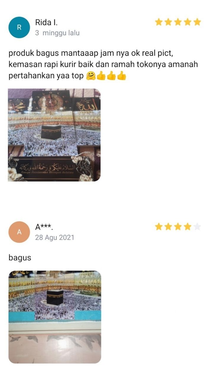 Testimoni Jam Dinding Merindu Baitullah
