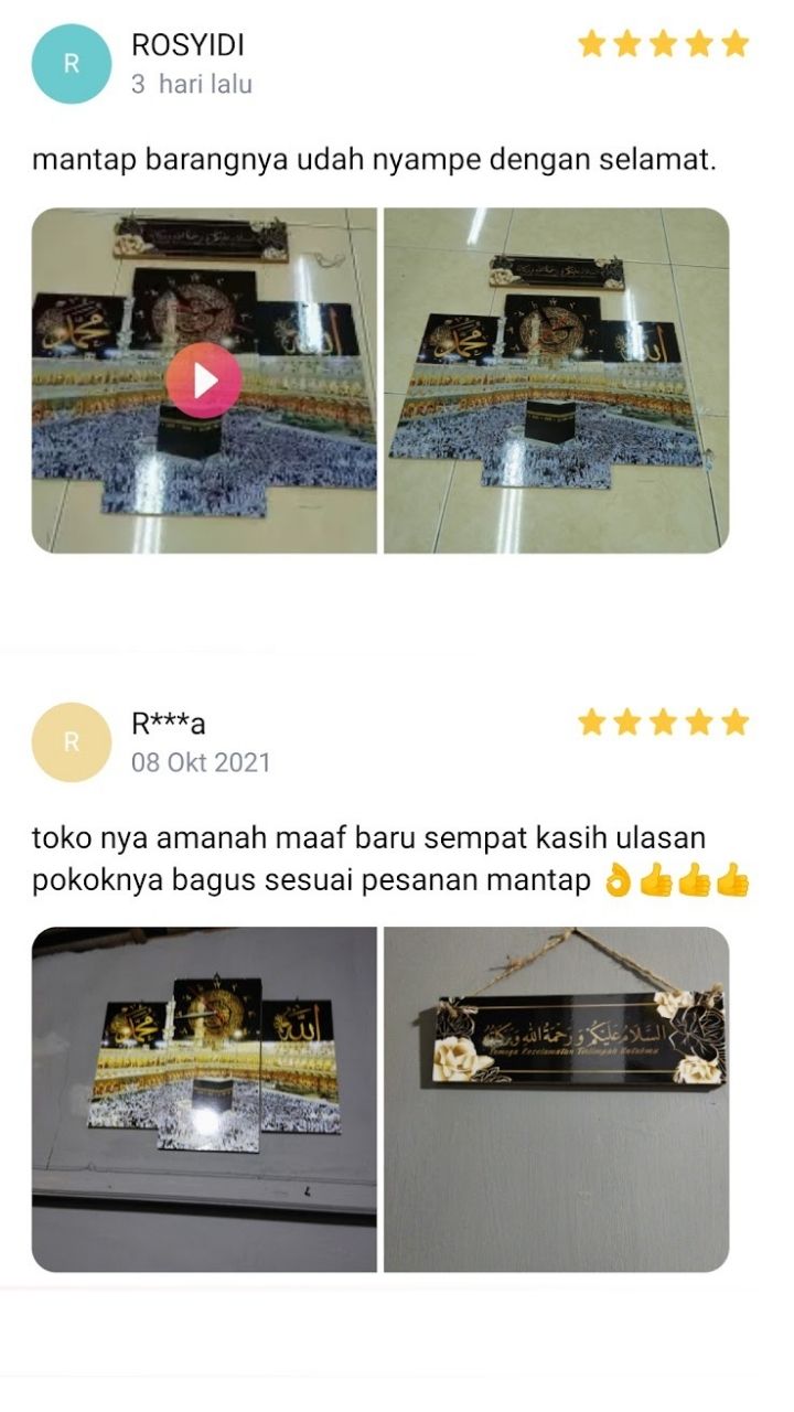 Testimoni Jam Dinding Merindu Baitullah